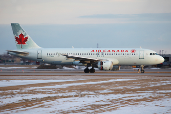 Air Canada Airbus A320-211 (C-FFWN) at  Montreal - Pierre Elliott Trudeau International (Dorval), Canada