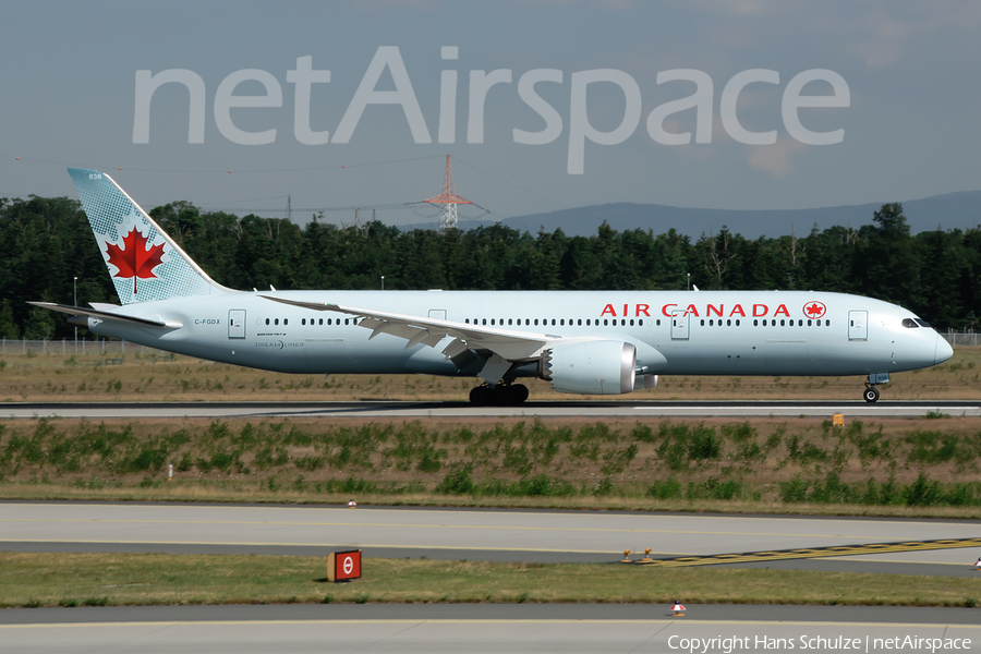 Air Canada Boeing 787-9 Dreamliner (C-FGDX) | Photo 116217
