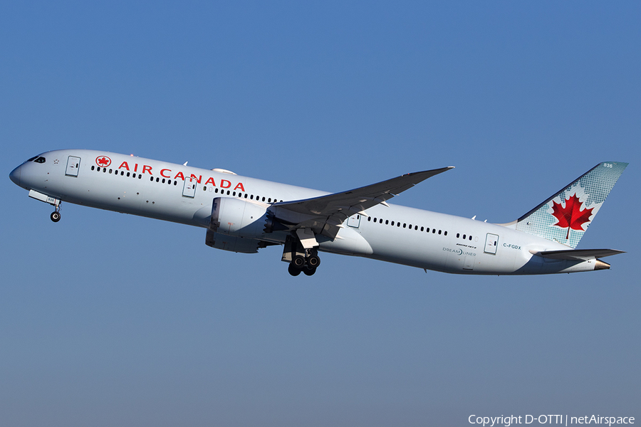 Air Canada Boeing 787-9 Dreamliner (C-FGDX) | Photo 542183