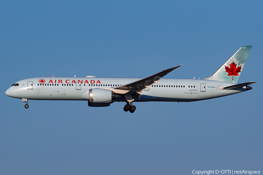 Air Canada Boeing 787-9 Dreamliner (C-FGDX) | Photo 388339