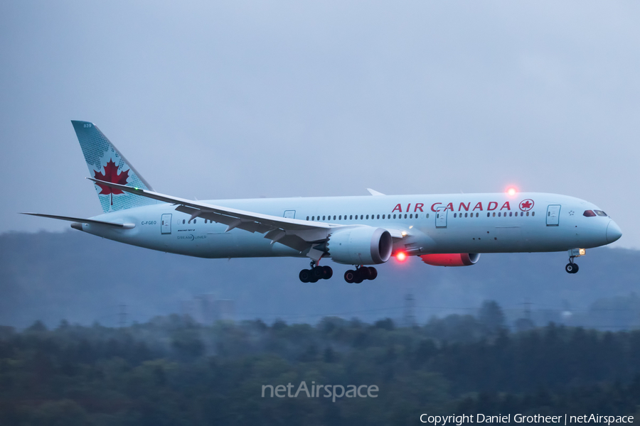 Air Canada Boeing 787-9 Dreamliner (C-FGEO) | Photo 136138