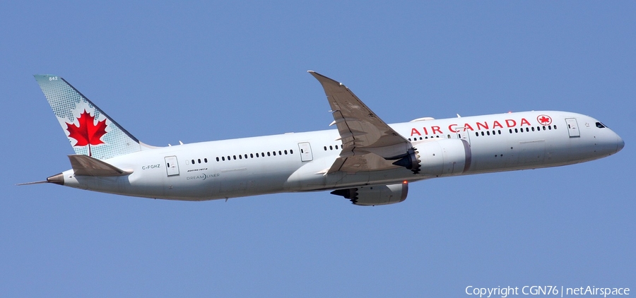 Air Canada Boeing 787-9 Dreamliner (C-FGHZ) | Photo 440412