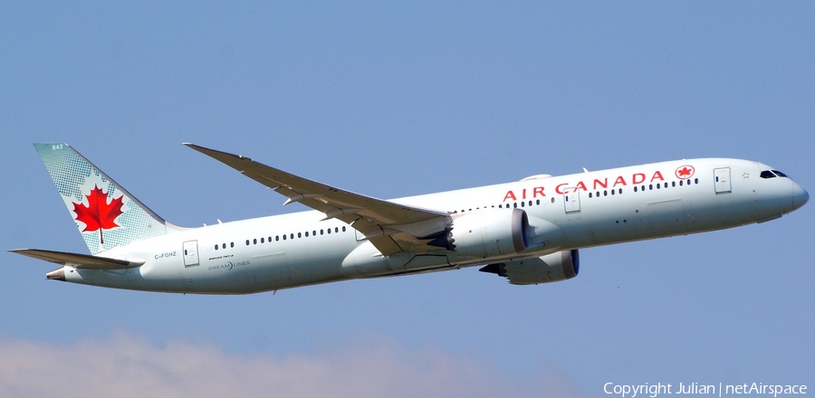 Air Canada Boeing 787-9 Dreamliner (C-FGHZ) | Photo 440596
