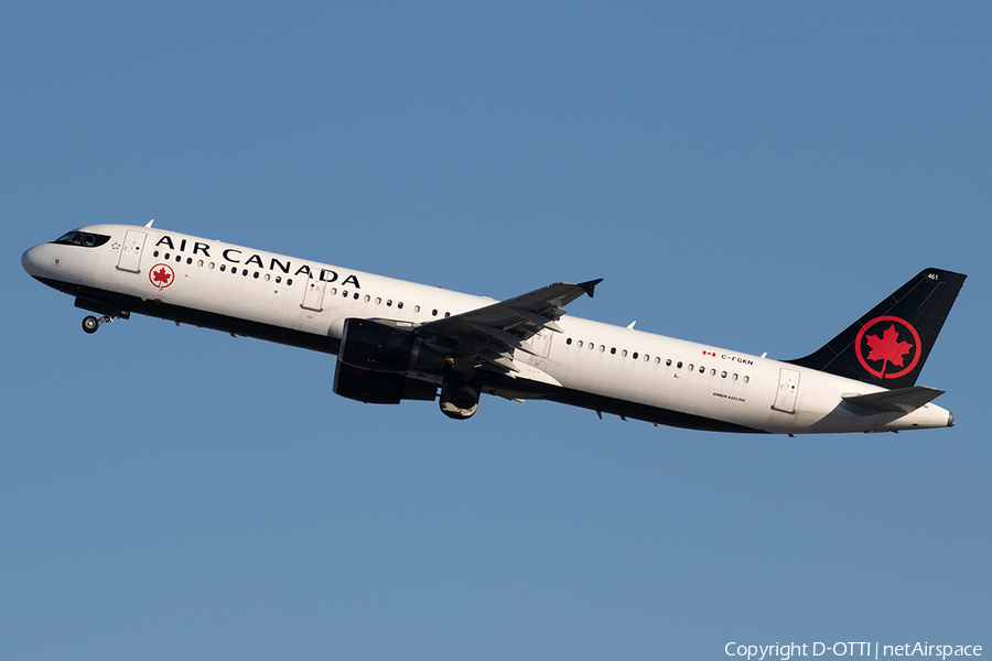 Air Canada Airbus A321-211 (C-FGKN) | Photo 538550