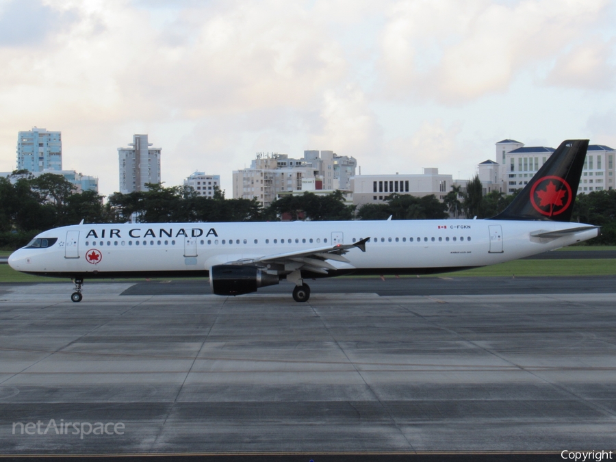 Air Canada Airbus A321-211 (C-FGKN) | Photo 279691