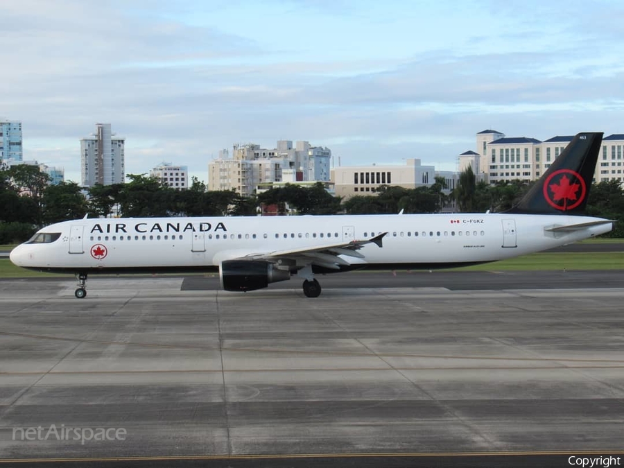 Air Canada Airbus A321-211 (C-FGKZ) | Photo 282669