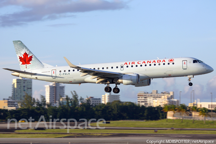 Air Canada Embraer ERJ-190AR (ERJ-190-100IGW) (C-FGLX) | Photo 66833
