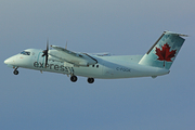 Air Canada Express (Jazz) de Havilland Canada DHC-8-102 (C-FGQK) at  Montreal - Pierre Elliott Trudeau International (Dorval), Canada