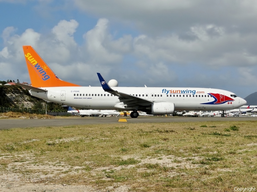 Sunwing Airlines Boeing 737-86N (C-FGVK) | Photo 22579