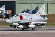 Top Aces Douglas A-4N Skyhawk (C-FGZH) at  Wittmundhafen Air Base, Germany
