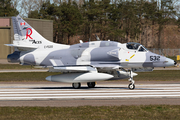 Top Aces Douglas A-4N Skyhawk (C-FGZO) at  Wittmundhafen Air Base, Germany
