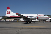 Conair Aviation Convair CV-580 (C-FHKF) at  Fairbanks - Ladd Army Airfield, United States