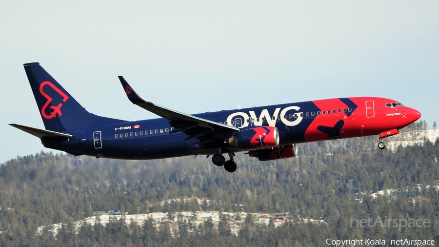 OWG Boeing 737-8Q8 (C-FHNM) | Photo 553464
