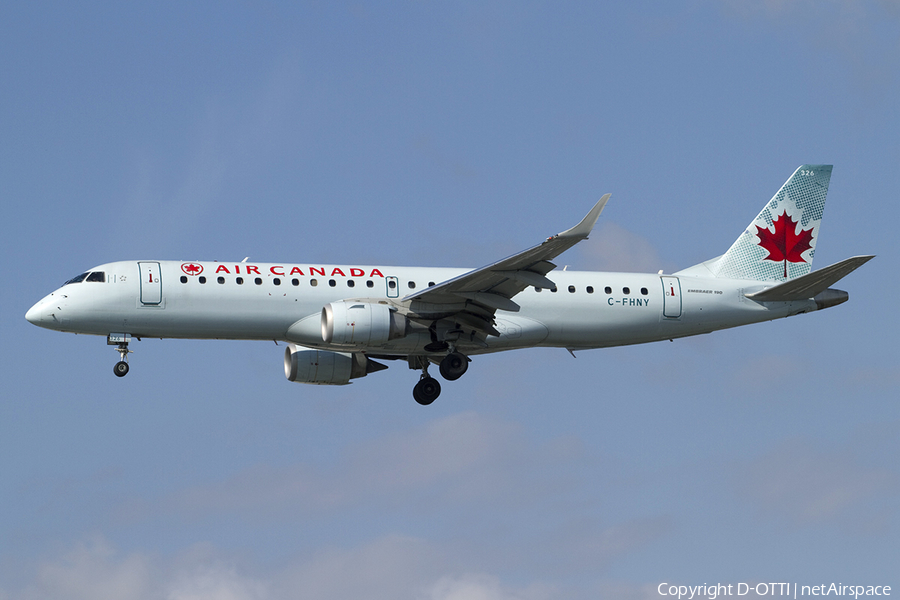 Air Canada Embraer ERJ-190AR (ERJ-190-100IGW) (C-FHNY) | Photo 339482