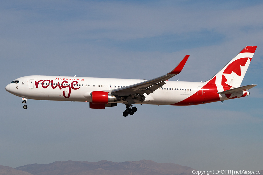 Air Canada Rouge Boeing 767-33A(ER) (C-FIYA) | Photo 137673