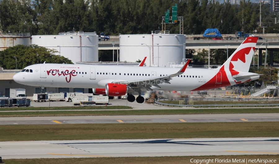 Air Canada Rouge Airbus A321-211 (C-FJQD) | Photo 309394