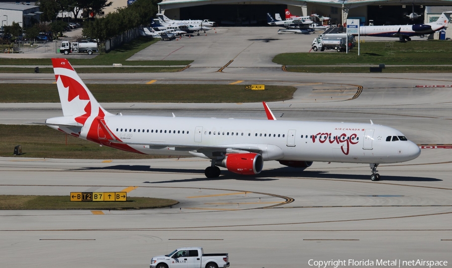 Air Canada Rouge Airbus A321-211 (C-FJQD) | Photo 309395