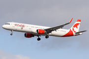 Air Canada Rouge Airbus A321-211 (C-FJQD) at  Toronto - Pearson International, Canada