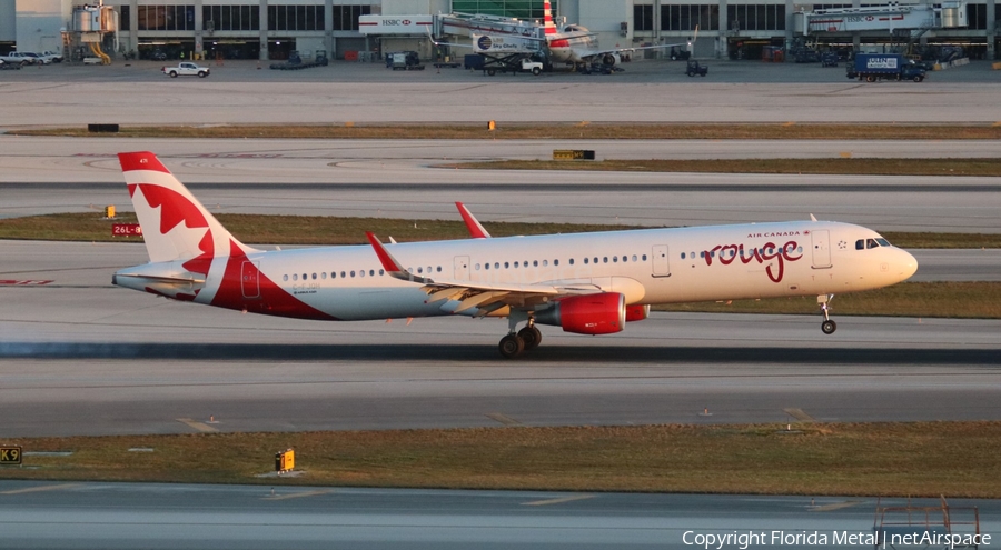 Air Canada Rouge Airbus A321-211 (C-FJQH) | Photo 336742