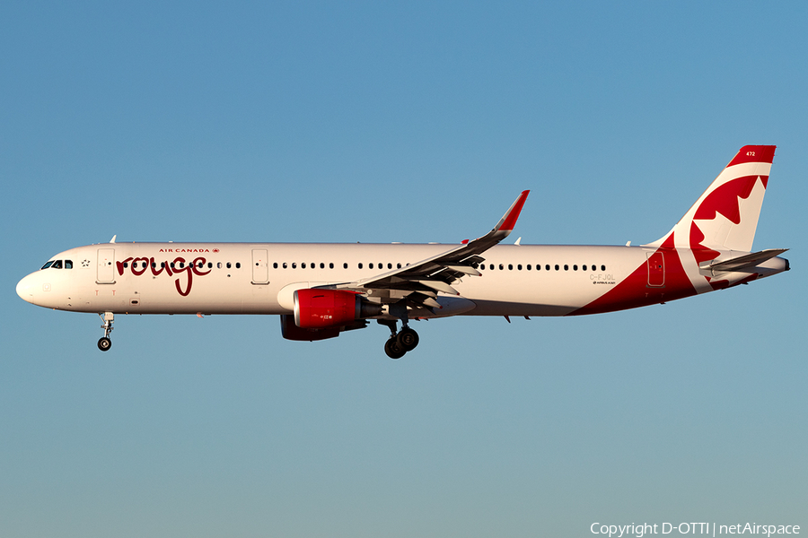 Air Canada Rouge Airbus A321-211 (C-FJQL) | Photo 141857