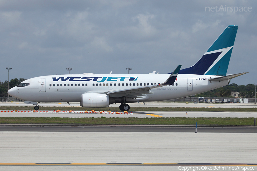 WestJet Boeing 737-76N (C-FJWS) | Photo 53991