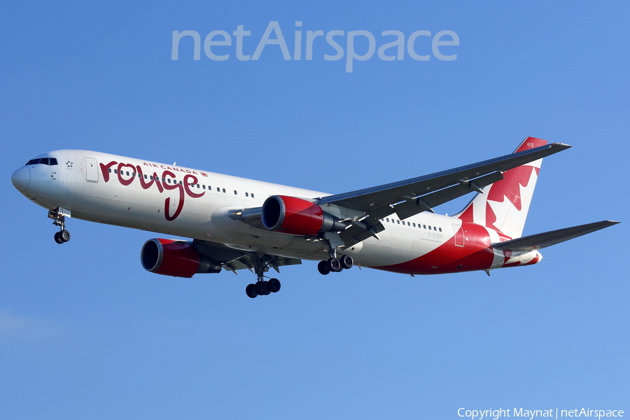 Air Canada Rouge Boeing 767-3Q8(ER) (C-FJZK) | Photo 167357