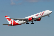 Air Canada Rouge Boeing 767-3Q8(ER) (C-FJZK) at  Barcelona - El Prat, Spain