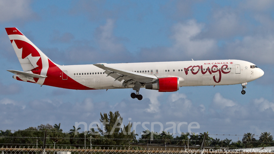 Air Canada Rouge Boeing 767-3Q8(ER) (C-FJZK) | Photo 383449