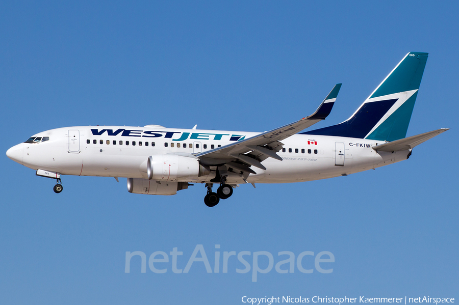 WestJet Boeing 737-7CT (C-FKIW) | Photo 127284