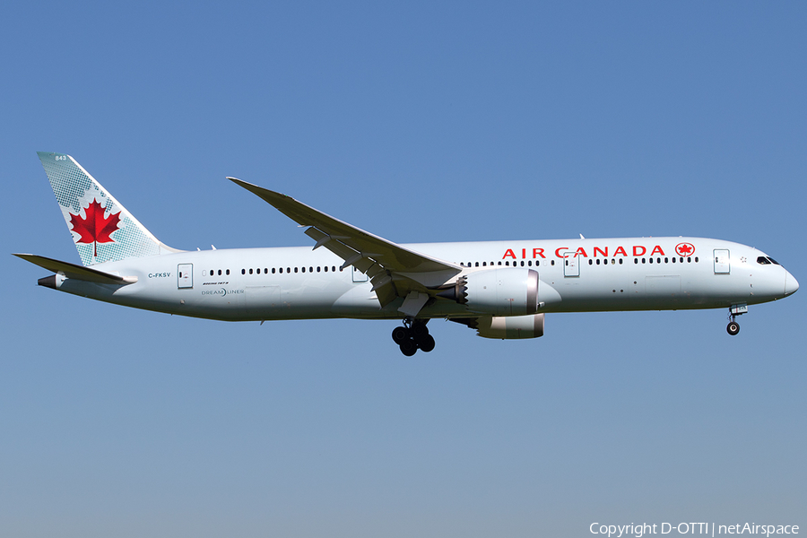 Air Canada Boeing 787-9 Dreamliner (C-FKSV) | Photo 243893