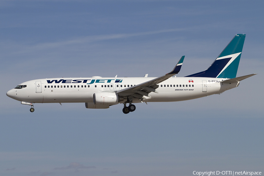 WestJet Boeing 737-8CT (C-FKWJ) | Photo 341738