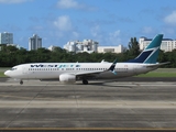 WestJet Boeing 737-8CT (C-FKWJ) at  San Juan - Luis Munoz Marin International, Puerto Rico