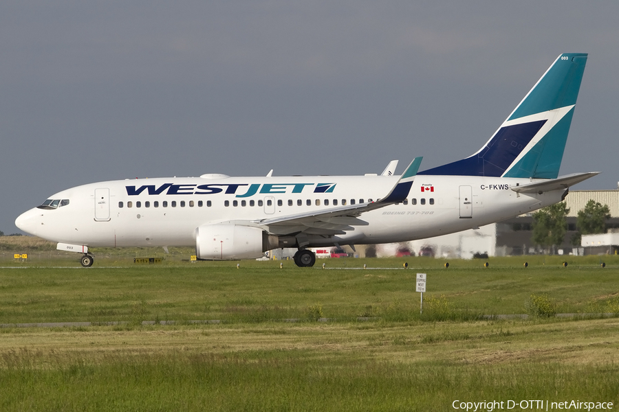 WestJet Boeing 737-76N (C-FKWS) | Photo 445062