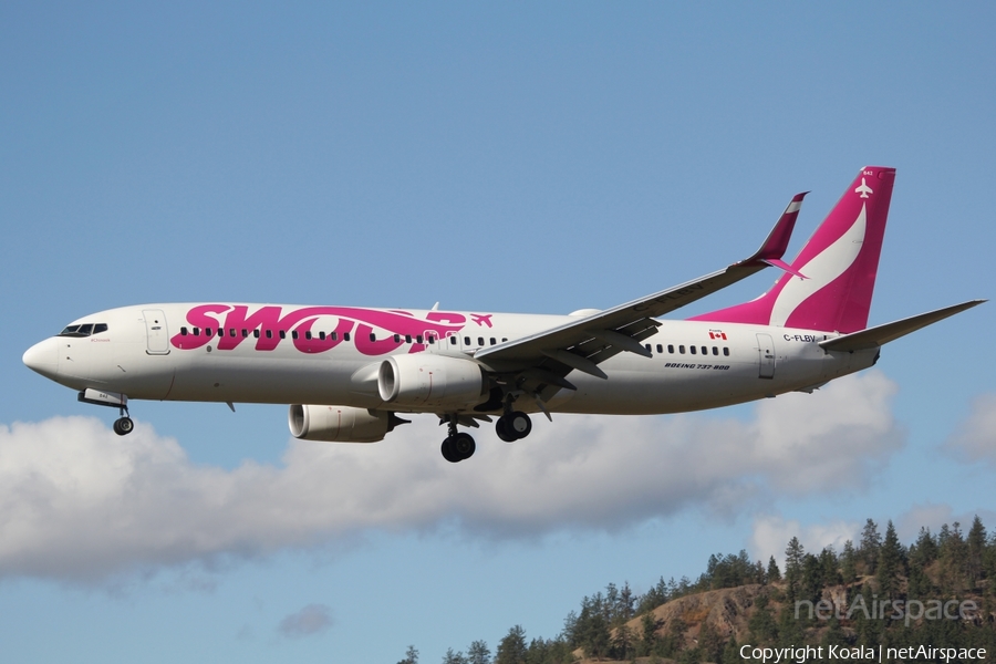 Swoop Boeing 737-8CT (C-FLBV) | Photo 536160