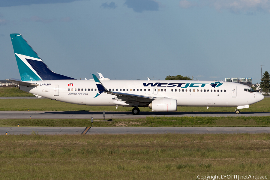 WestJet Boeing 737-8CT (C-FLBV) | Photo 176204