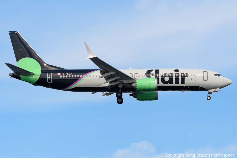 Flair Airlines Boeing 737-8 MAX (C-FLEJ) | Photo 526838