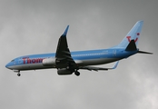 Thomson Airways Boeing 737-8K5 (C-FLZR) at  Belfast / Aldergrove - International, United Kingdom
