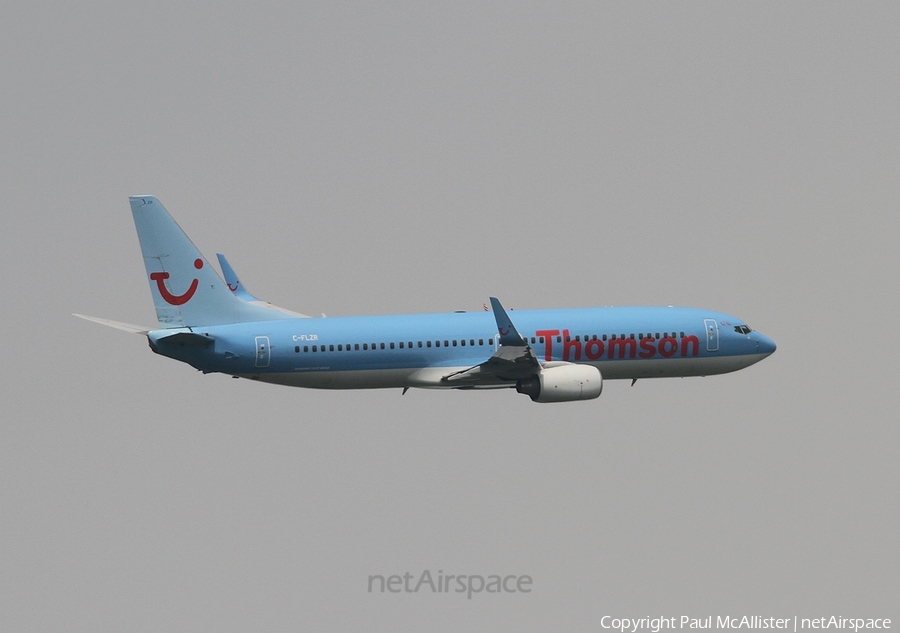 Thomson Airways Boeing 737-8K5 (C-FLZR) | Photo 9723