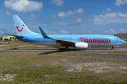 Thomson Airways Boeing 737-8K5 (C-FLZR) at  Philipsburg - Princess Juliana International, Netherland Antilles