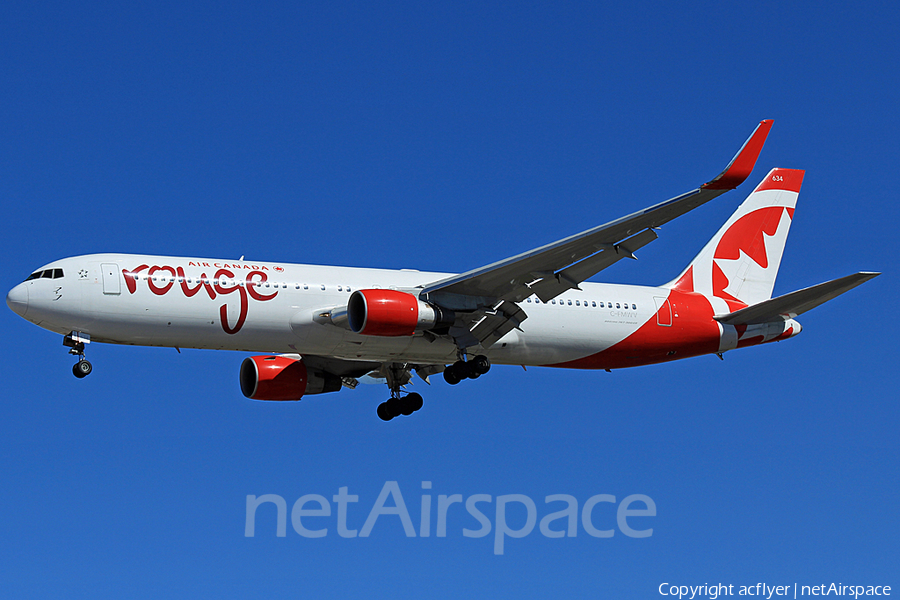 Air Canada Rouge Boeing 767-333(ER) (C-FMWV) | Photo 171410