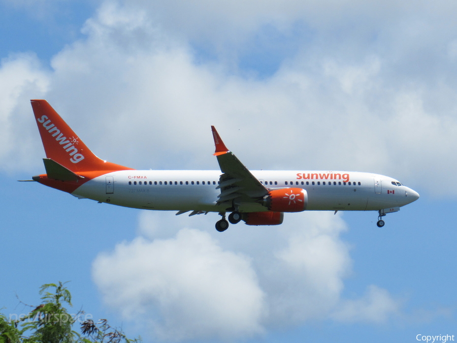 Sunwing Airlines Boeing 737-8 MAX (C-FMXA) | Photo 245803