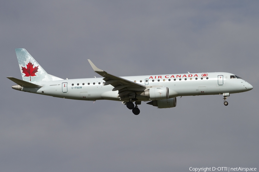 Air Canada Embraer ERJ-190AR (ERJ-190-100IGW) (C-FNAW) | Photo 444250