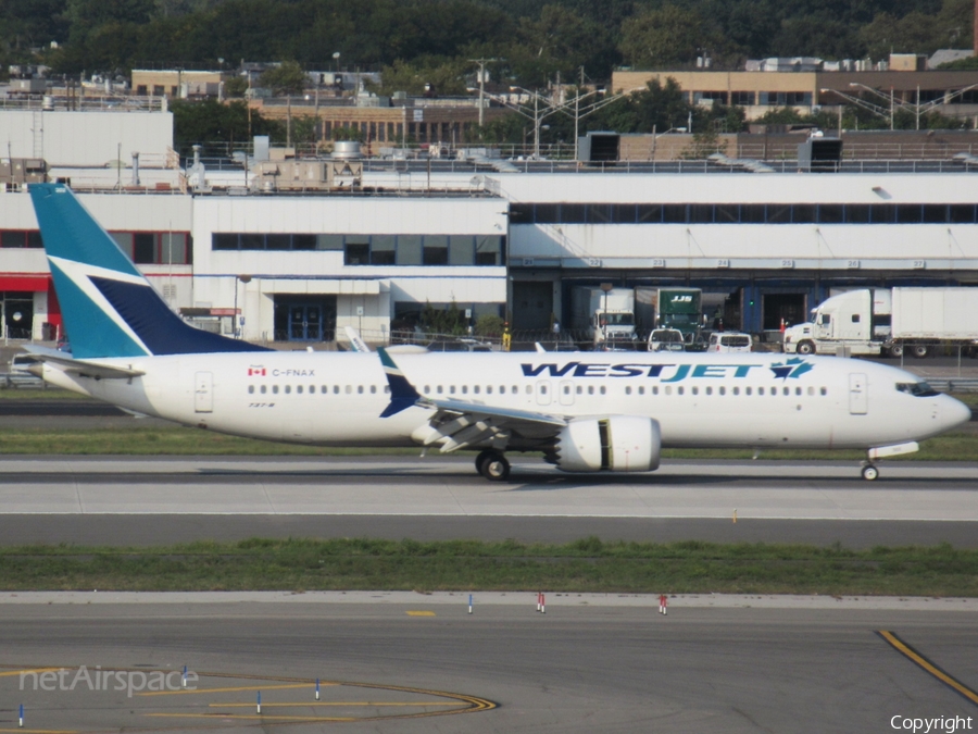 WestJet Boeing 737-8 MAX (C-FNAX) | Photo 527580