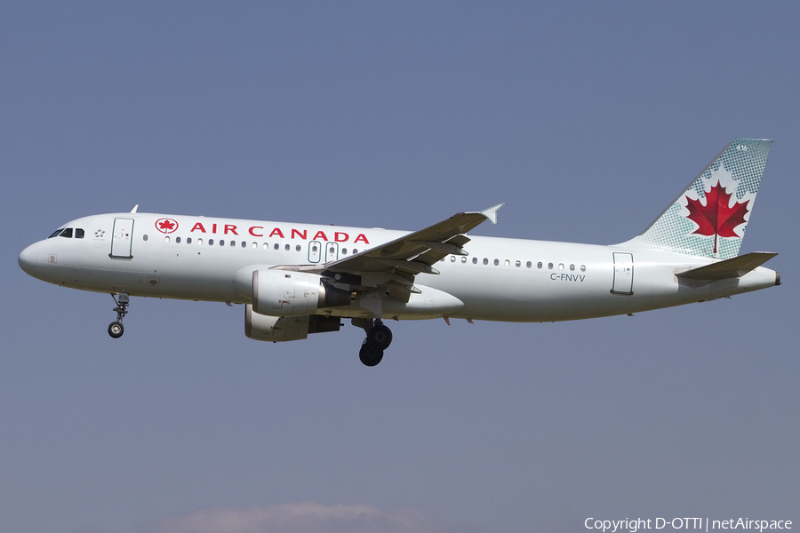 Air Canada Airbus A320-211 (C-FNVV) | Photo 444825