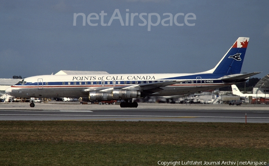 Points of Call Canada Douglas DC-8-52 (C-FNZE) | Photo 435425