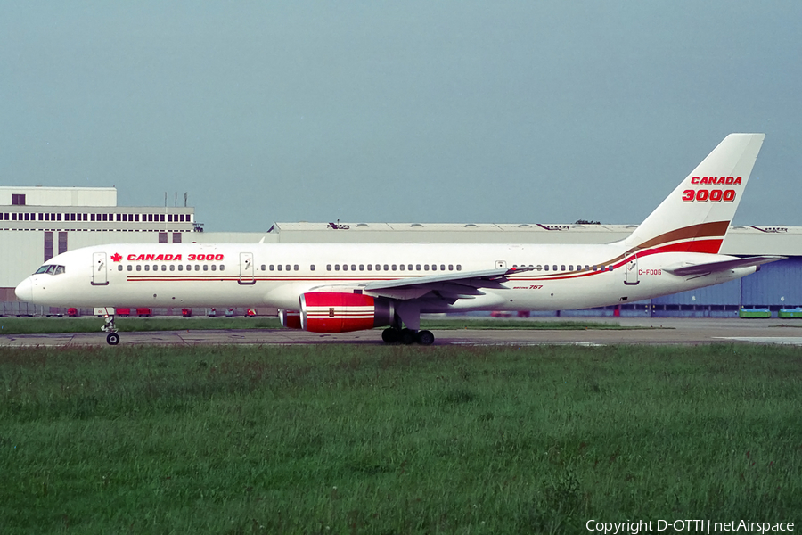 Canada 3000 Boeing 757-23A (C-FOOG) | Photo 147012