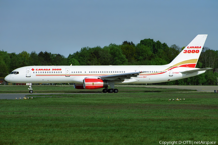 Canada 3000 Boeing 757-23A (C-FOOH) | Photo 399486