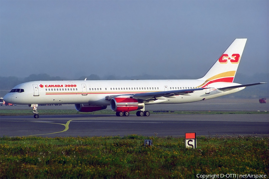 Canada 3000 Boeing 757-28A (C-FOON) | Photo 284409