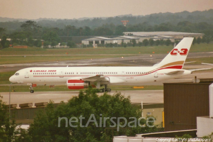 Canada 3000 Boeing 757-28A (C-FOON) | Photo 459843