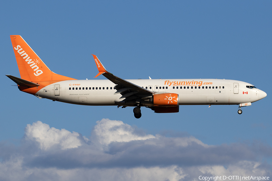 Sunwing Airlines Boeing 737-8FH (C-FPRP) | Photo 533760